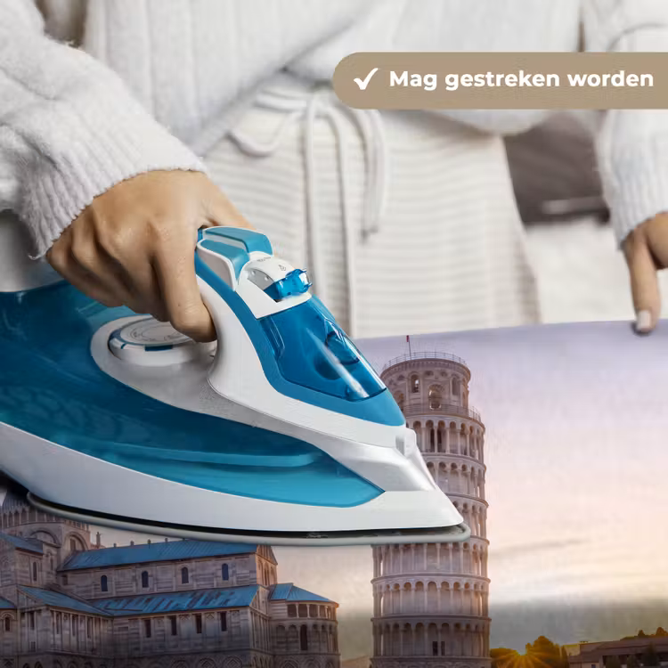 Architectuur - Toren - Pisa - Italië - Zonsondergang Wandkleed katoen klein -sfeer9