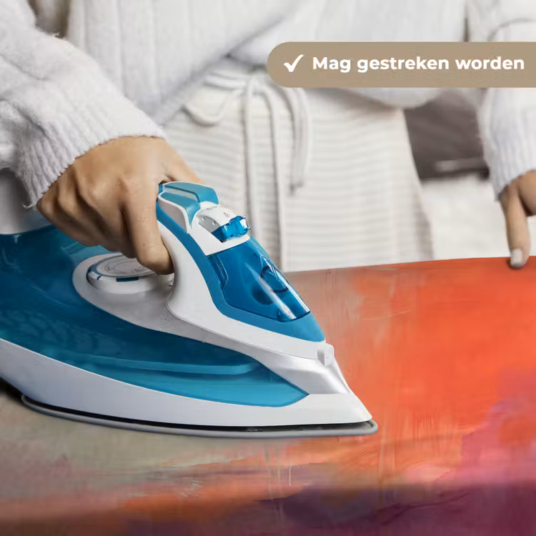 Kunst - Vloeiend - Overgangen - Oranje Wandkleed katoen klein -sfeer9