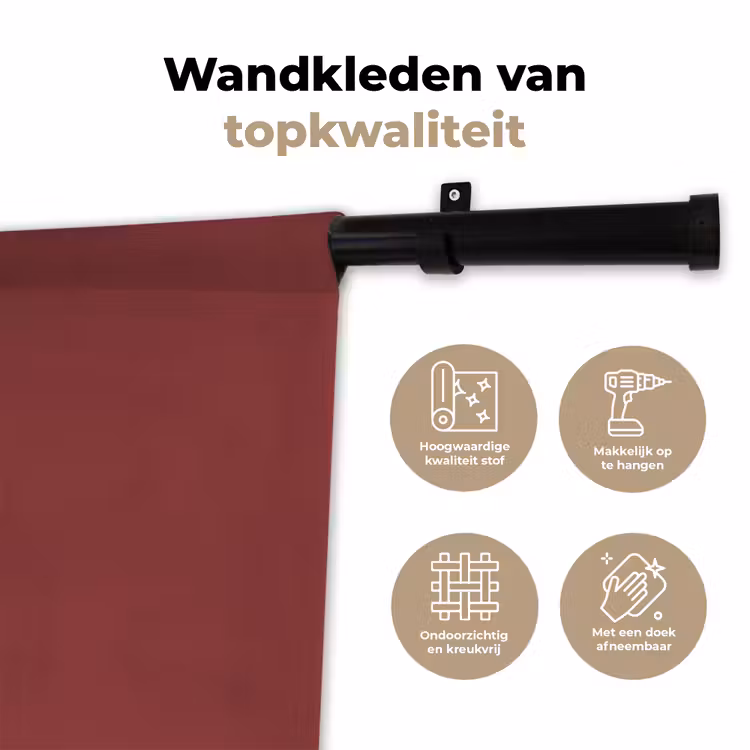 Barn - Antique - Rood Wandkleed katoen klein 269 -sfeer2