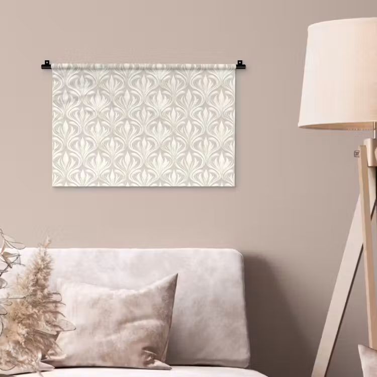 Barok - Patroon - Beige Wandkleed katoen klein 269 -sfeer4