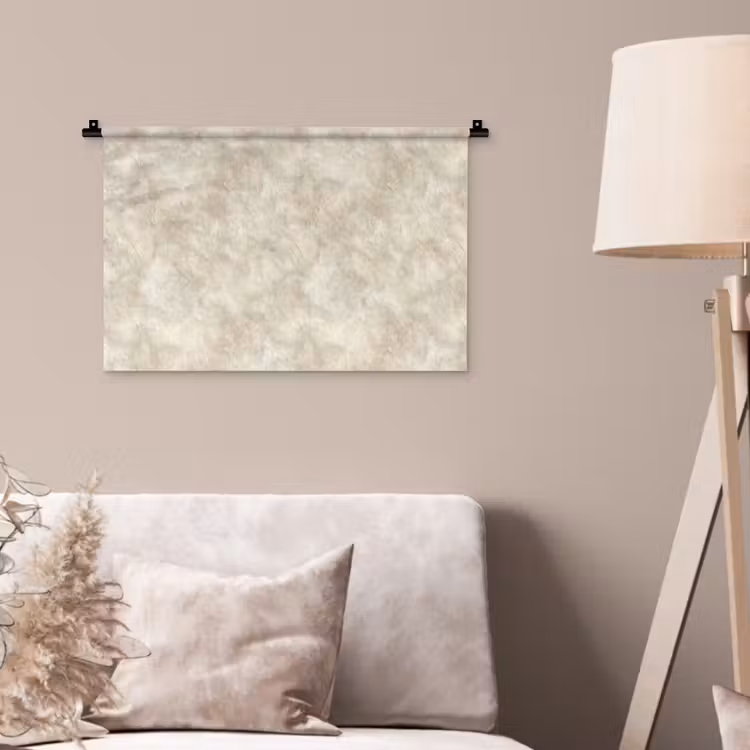 Beige - Reliëfstructuur - Natuursteen Wandkleed katoen klein 269 -sfeer4