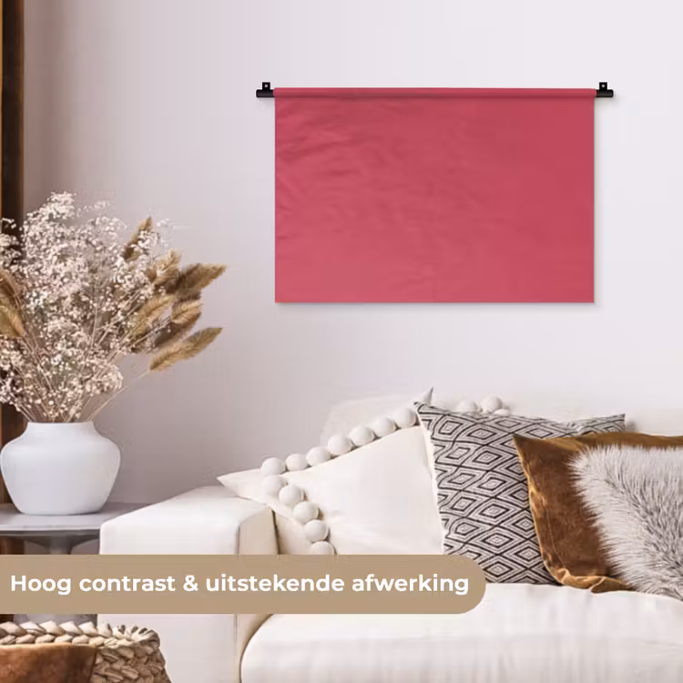 Bold - Berry - Rood Wandkleed katoen klein 269 -sfeer1