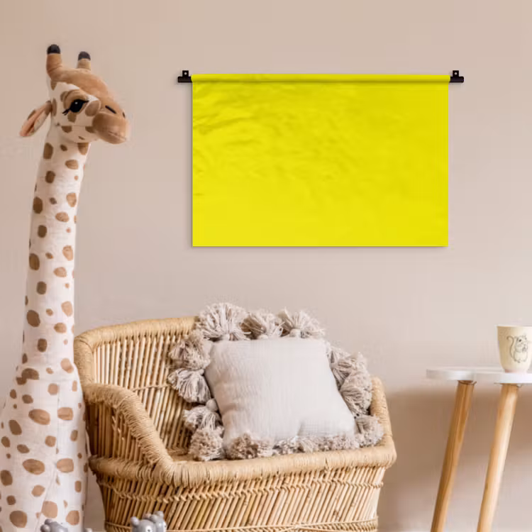 Bright - Canary - Geel Wandkleed katoen klein 269 -wsfeer5_kind
