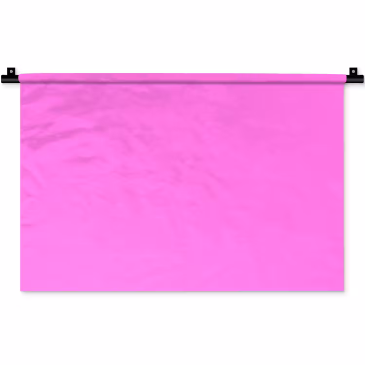 Bright - Orchid - Roze Wandkleed katoen klein 269 -zz3d