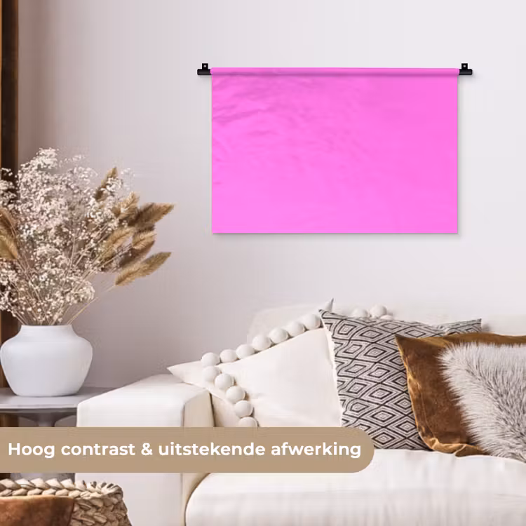 Bright - Orchid - Roze Wandkleed katoen klein 269 -sfeer1