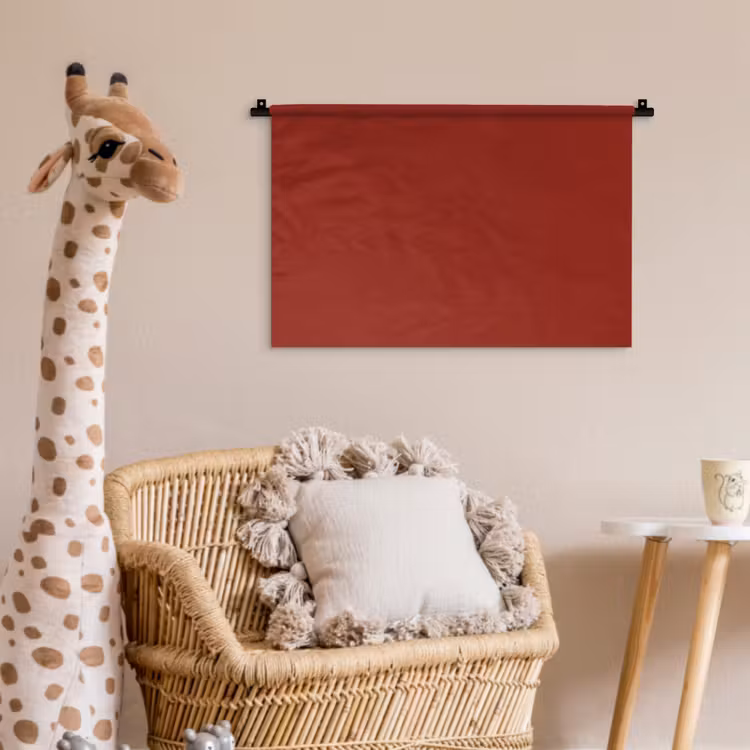 Burnt - Copper - Rood Wandkleed katoen klein 269 -wsfeer5_kind