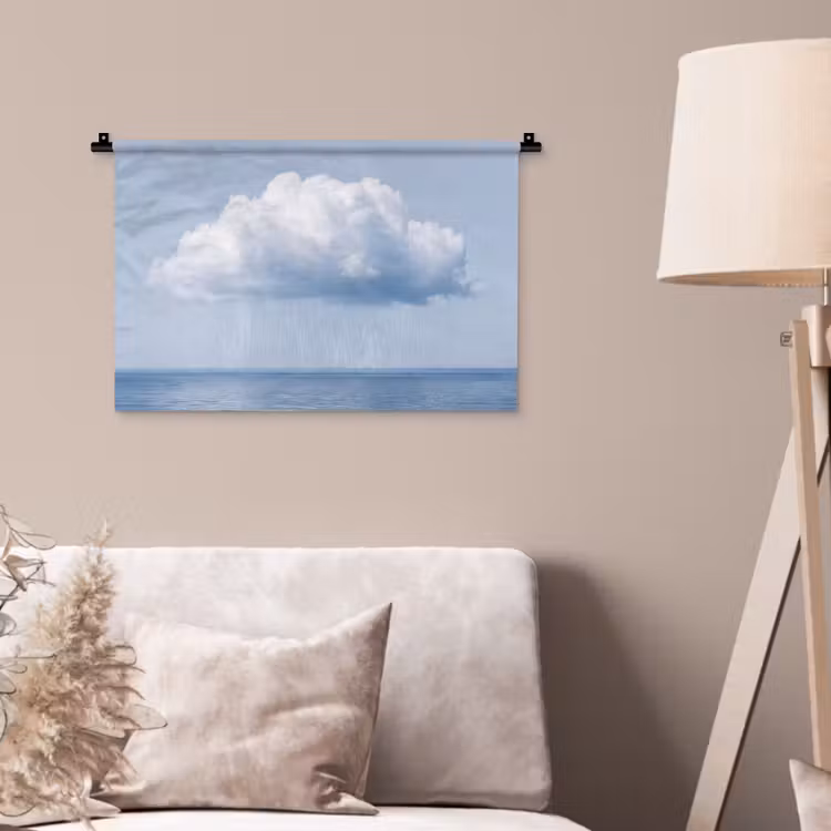Wall Hanging - Cloud - Rain - Nature - Wolk - Regen - Natuur Wandkleed katoen klein