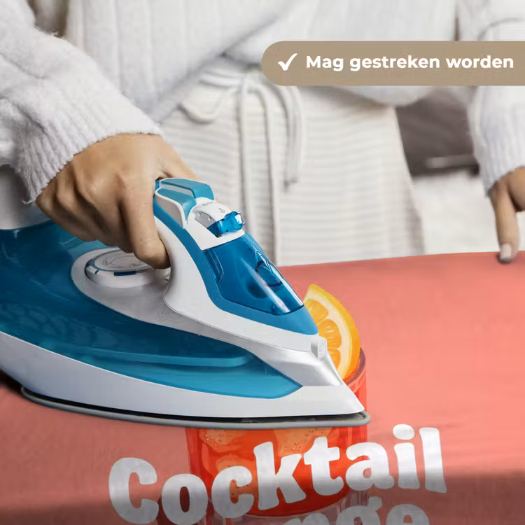 Cocktail Lounge - Glas - Koraal Wandkleed katoen klein -sfeer9