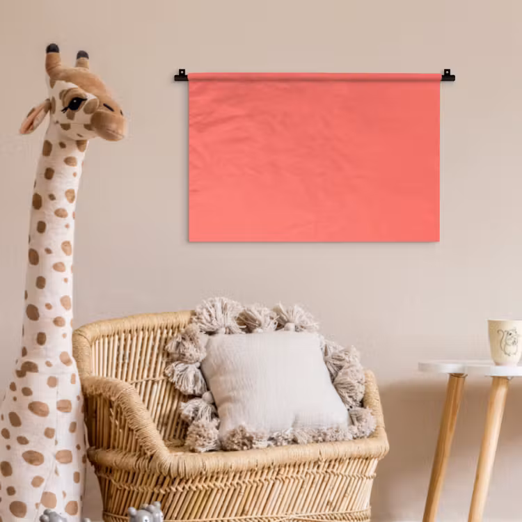 Coral - Punch - Koraal Wandkleed katoen klein 269 -wsfeer5_kind