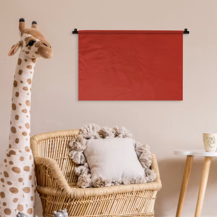 Deep - Crimson - Rood Wandkleed katoen klein 269 -wsfeer5_kind