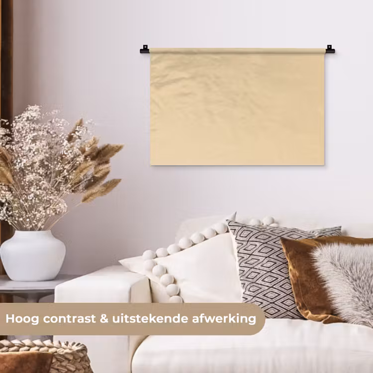 Desert - Sand - Nude Wandkleed katoen klein 269 -sfeer1