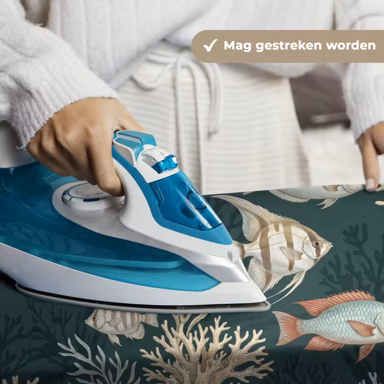 Vis - Koraal - Onderwater - Illustratie Wandkleed katoen klein -sfeer9