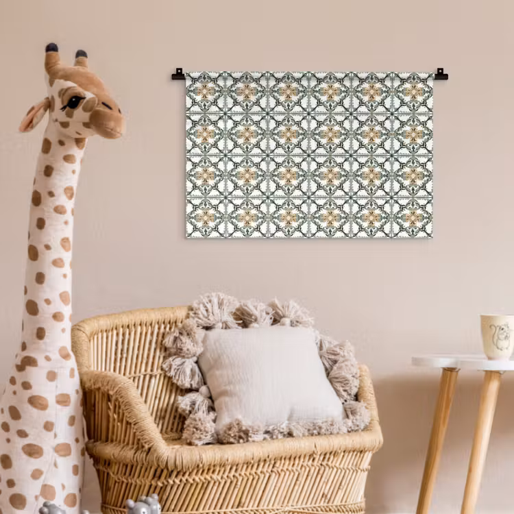 Floraal - Verweerd - Keurrijk Wandkleed katoen klein 269 -wsfeer5_kind