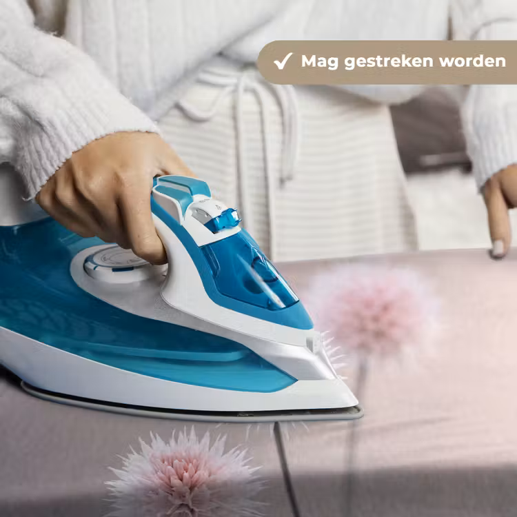 Bloemen - Bollen - Roze Wandkleed katoen klein -sfeer9