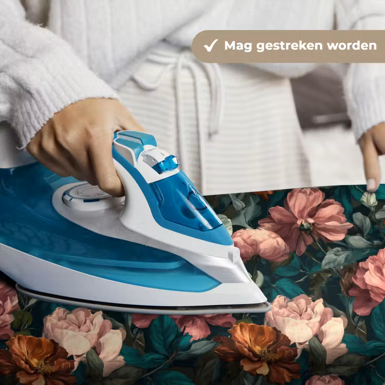 Bloemen - Schilderachtig - Patroon - Roze Wandkleed katoen klein 269 -sfeer9