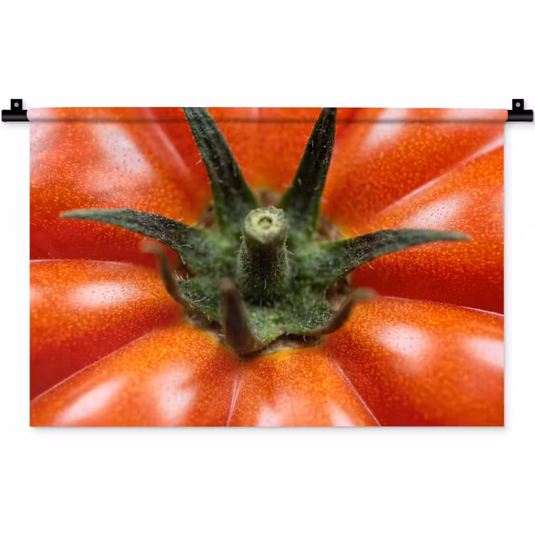 Wall Hanging - Food - Tomato - Red - Eten - Tomaat - Rood Wandkleed katoen klein