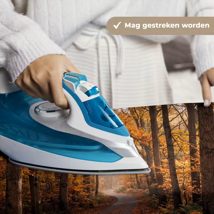 Bospad - Herfstbos - Bladeren - Oranje - Nostalgisch Wandkleed katoen klein -sfeer9