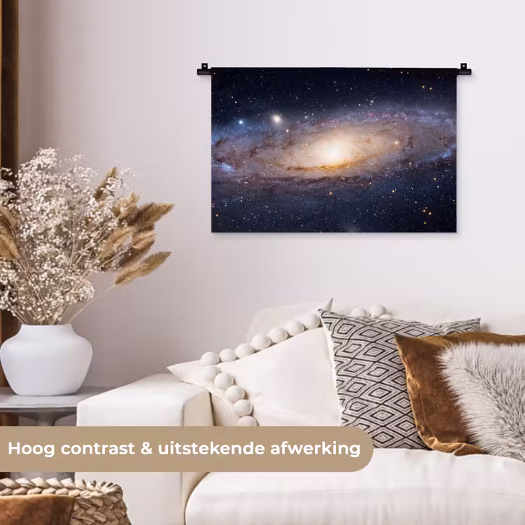 Wall Hanging - Galaxy - Space - Cosmos - Sterrenstelsel - Ruimte - Kosmos Wandkleed katoen klein