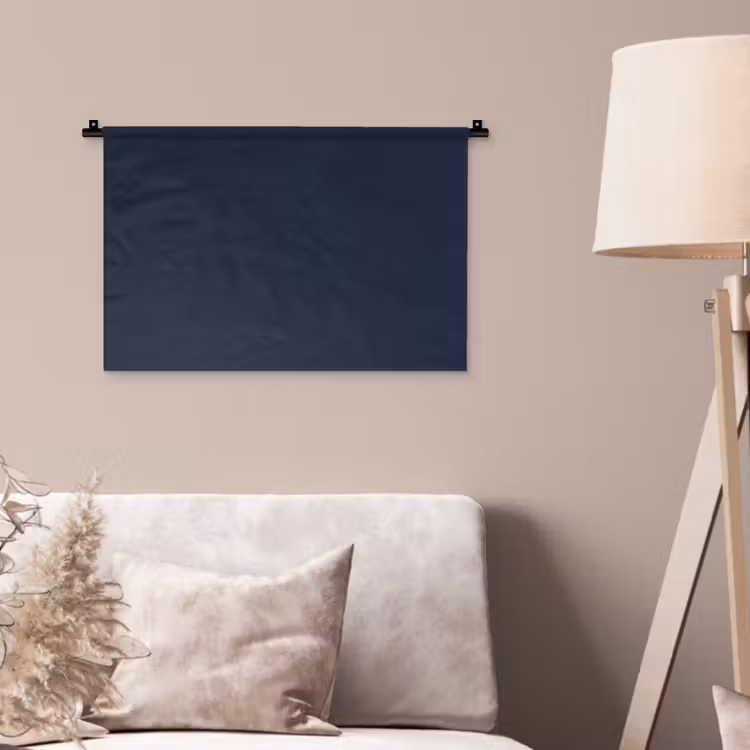 Geldersblauw - Blauw - Klassiek Wandkleed katoen klein 269 -sfeer4