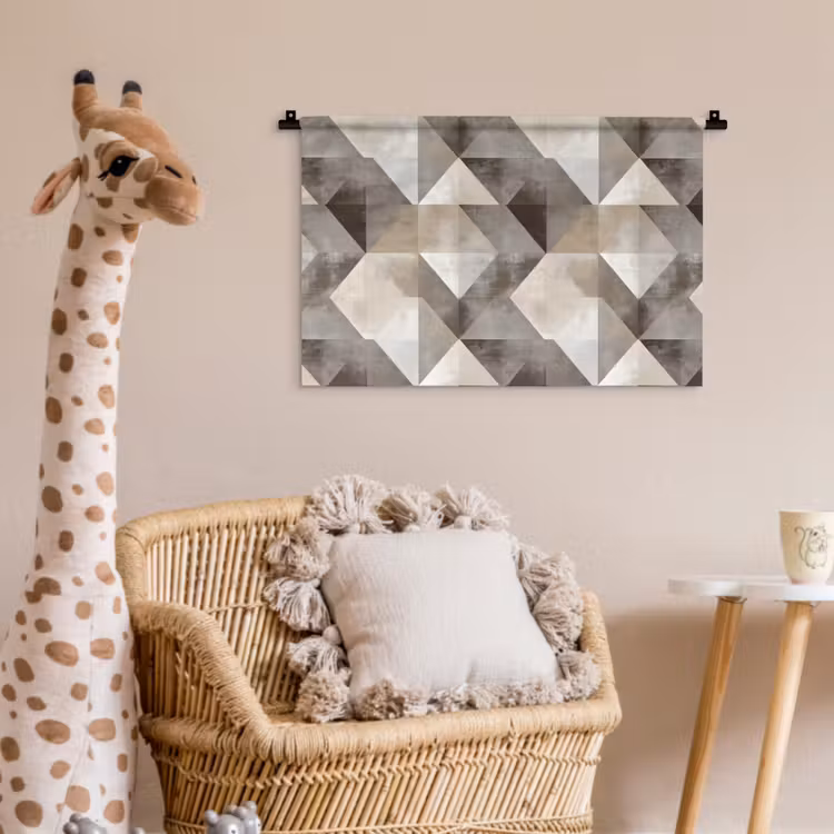 Geometrisch - Motief - Aardetinten Wandkleed katoen klein 269 -wsfeer5_kind