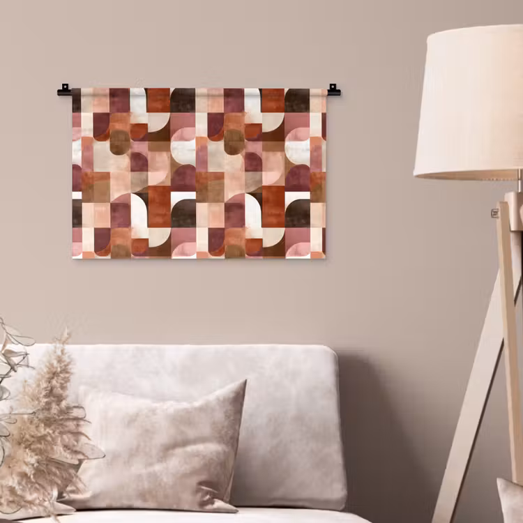Geometrie - Modern - Retro Wandkleed katoen klein 269 -sfeer4