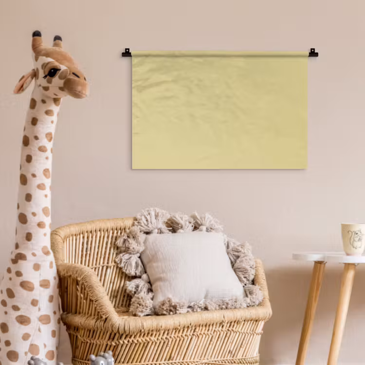 Golden - Clover - Geel Wandkleed katoen klein 269 -wsfeer5_kind