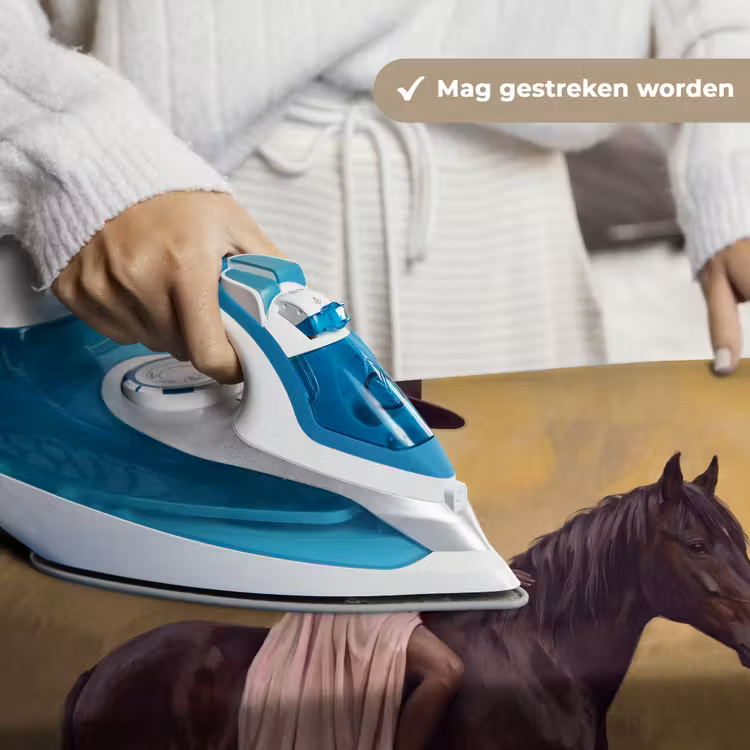 Paard - Klassiek - Oker Wandkleed katoen klein -sfeer9