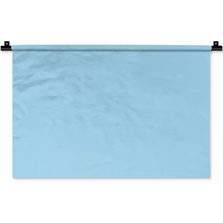 Ice - Blue - Blauw Wandkleed katoen klein 269 -zz3d