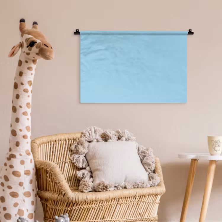 Ice - Blue - Blauw Wandkleed katoen klein 269 -wsfeer5_kind