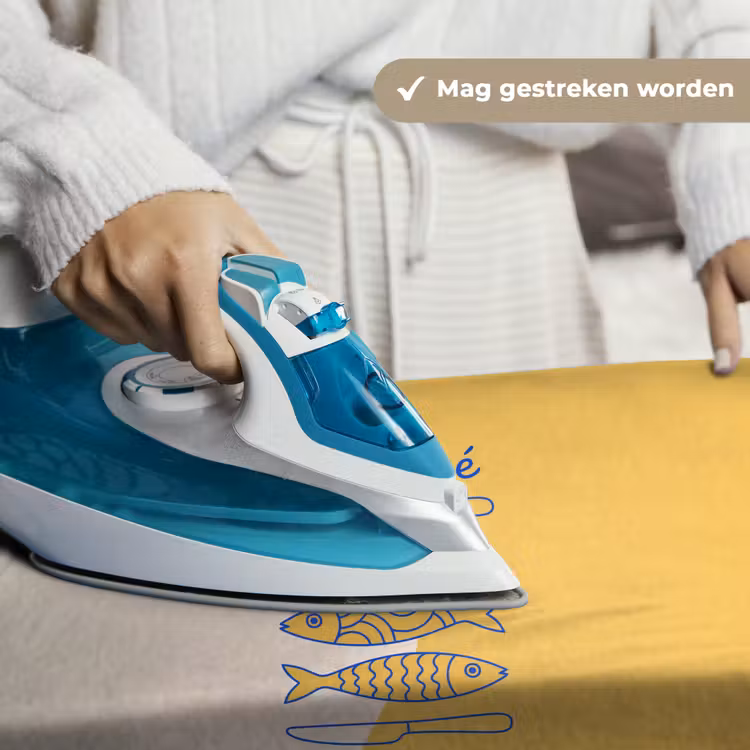 Italië - Eten - Citroen - Vis - Grafisch Wandkleed katoen klein -sfeer9