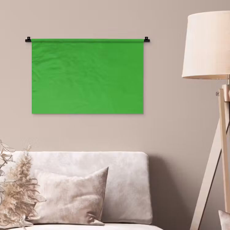 Kelly - Green - Groen Wandkleed katoen klein 269 -sfeer4
