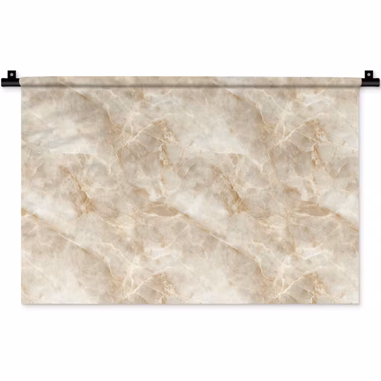 Lichtbeige - Onyx - Subtiel Wandkleed katoen klein 269 -zz3d