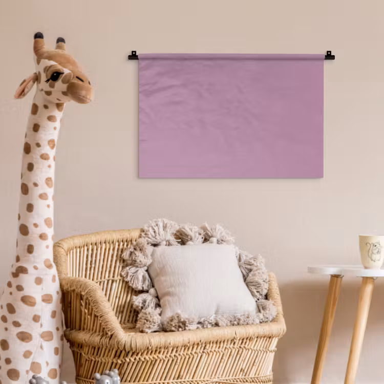 Lilac - Paars - Mauve Wandkleed katoen klein 269 -wsfeer5_kind