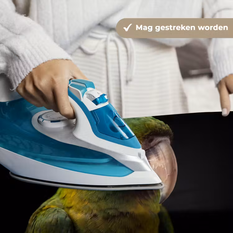 Ara - Portret - Groen Wandkleed katoen klein -sfeer9