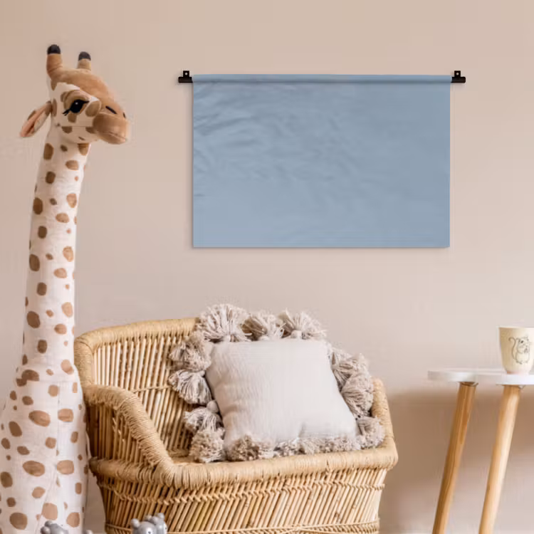 Mellow - Breeze - Blauw Wandkleed katoen klein 269 -wsfeer5_kind