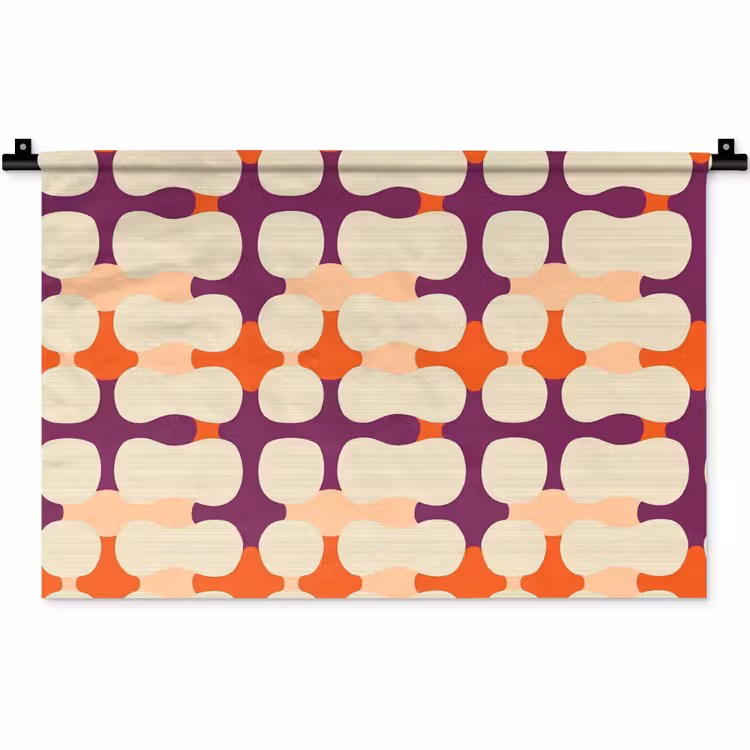 Modern - Patroon - Kleurrijk Wandkleed katoen klein 269 -zz3d