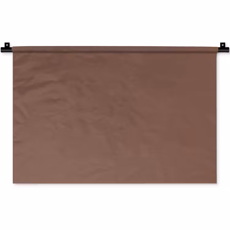 Muted - Chestnut - Bruin Wandkleed katoen klein 269 -zz3d