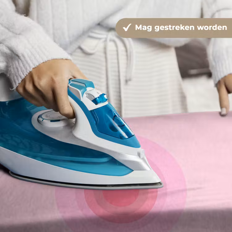 Patroon - Cirkels - Abstract - Roze - Modern Wandkleed katoen klein -sfeer9