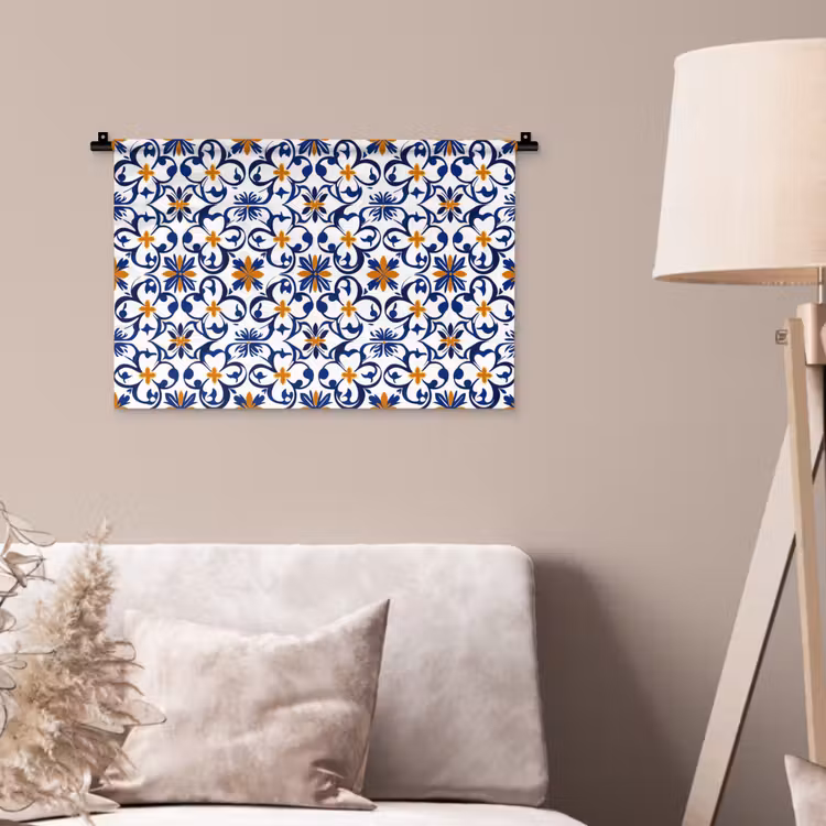 Patroon - Modern - Kleurrijk Wandkleed katoen klein 269 -sfeer4