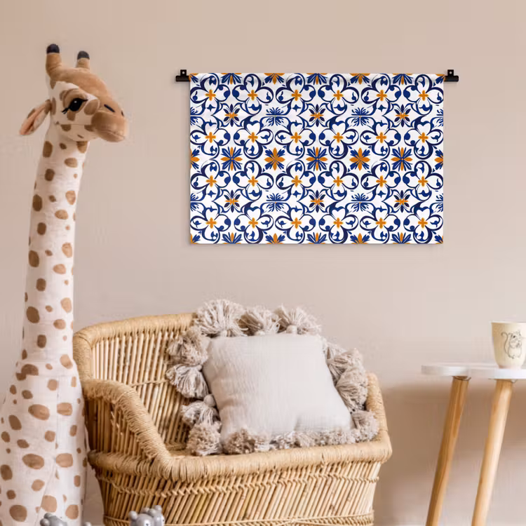 Patroon - Modern - Kleurrijk Wandkleed katoen klein 269 -wsfeer5_kind