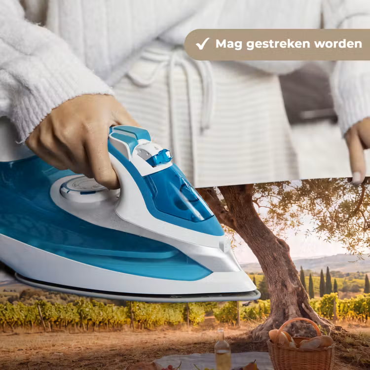 Picknick - Wijngaard - Landschap - Zomer - Eten Wandkleed katoen klein -sfeer9