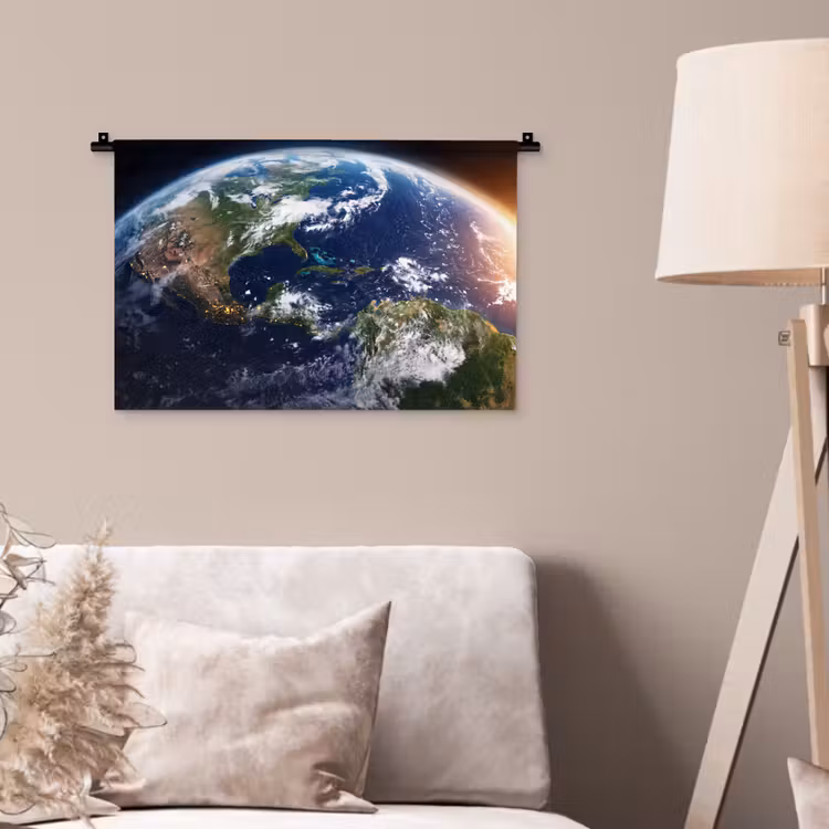 Wall Hanging - Planet - Space - Cosmos - Planeet - Ruimte - Kosmos Wandkleed katoen klein