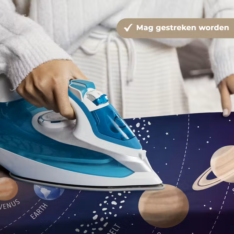 Planetenstelsel - Ruimte - Illustratie Wandkleed katoen klein -sfeer9