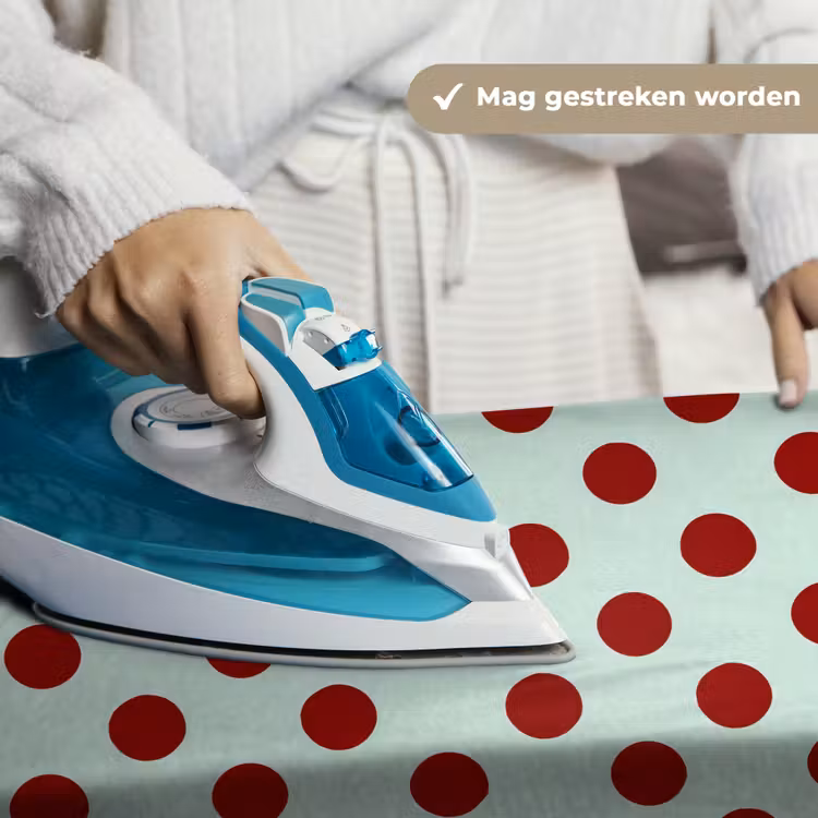 Polka - Dots - Rood Wandkleed katoen klein 269 -sfeer9