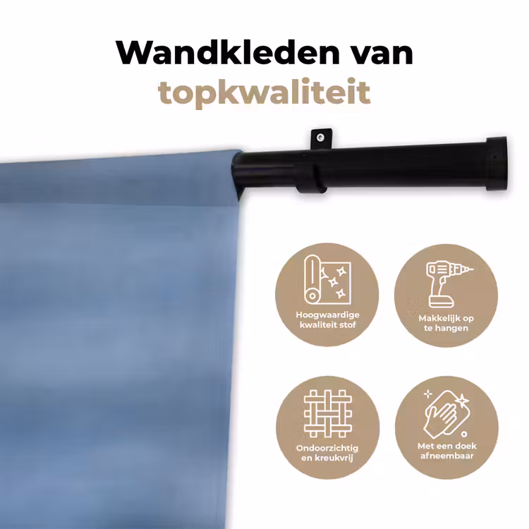 Papegaaiduiker - Portret - Natuur Wandkleed katoen klein -sfeer2