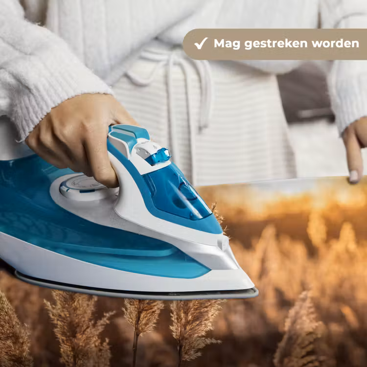Rietpluimen - Gras - Zonsondergang - Goud - Serene Wandkleed katoen klein -sfeer9
