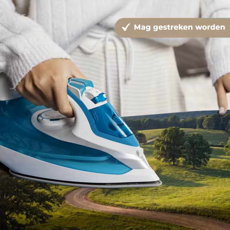 Weg - Weide - Natuur - Groen Wandkleed katoen klein -sfeer9
