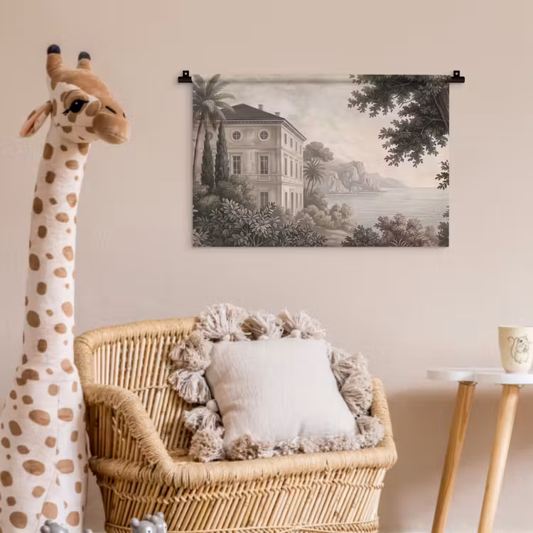 Zee - Villa - Beige Wandkleed katoen klein -wsfeer5_kind