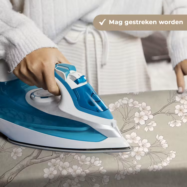 Sereen - Bloesem - Wit Wandkleed katoen klein -sfeer9