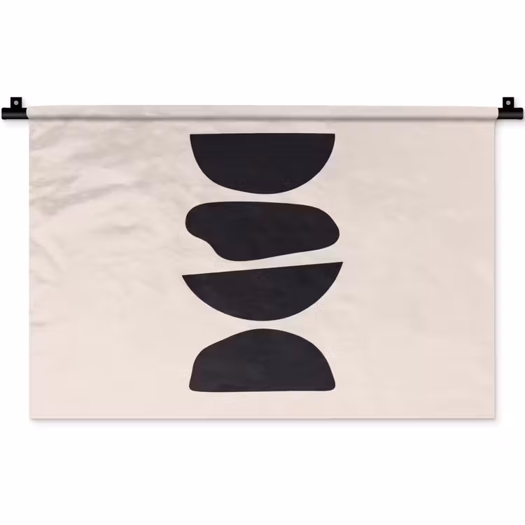 Wall Hanging - Shapes - Abstract - Modern - Vormen - Abstract - Modern Wandkleed katoen klein